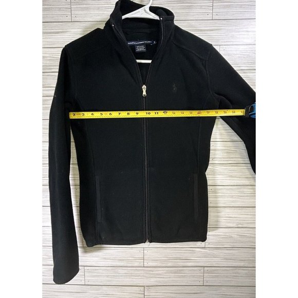 Lauren Ralph Lauren Polyester Full Zip Lightweight Jacket Coat Size Small Black - Picture 4 of 6